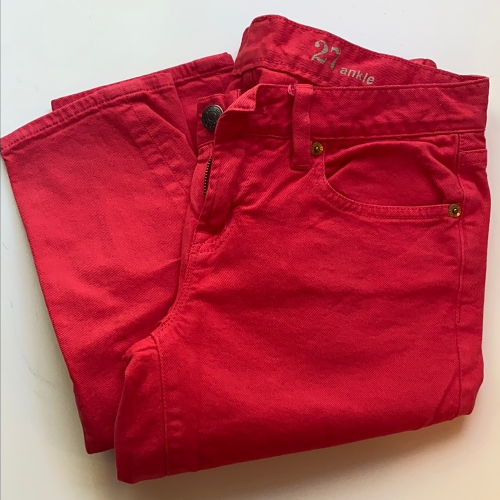 Red Skinny Jeans